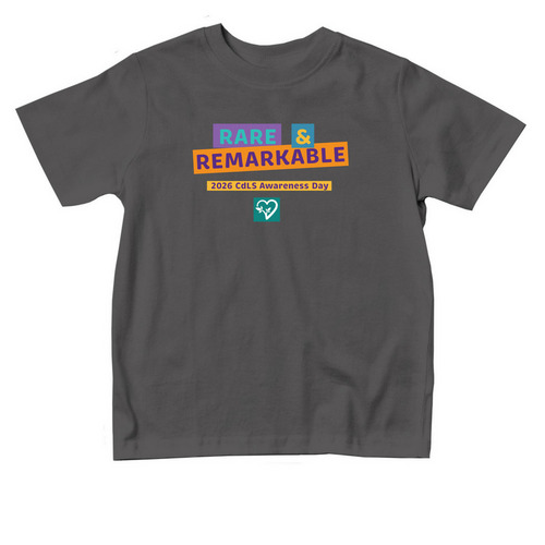 2026 CdLS Awareness Day for Toddlers&nbsp;, a Charcoal Toddler Tee