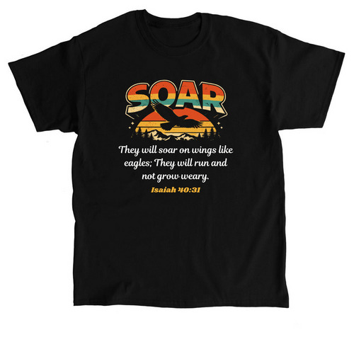 Soar, a Black Classic Unisex Tee