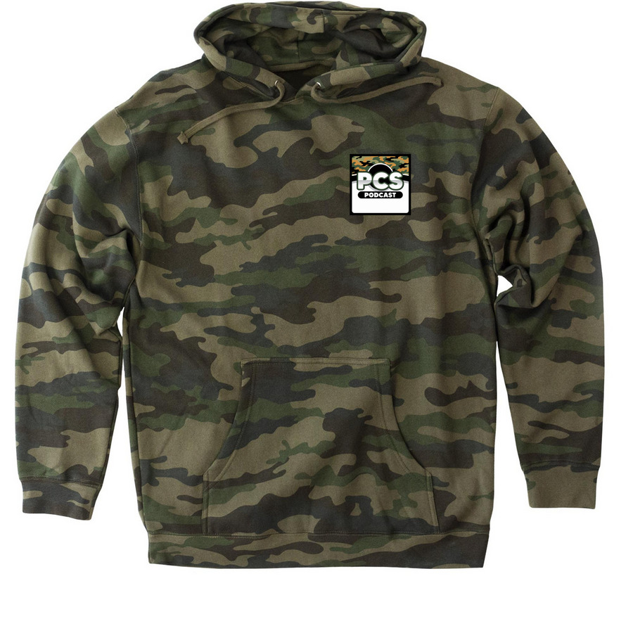 PCS Season 5, a Forest Camo Heavyweight Camo Pullover Hoodie
