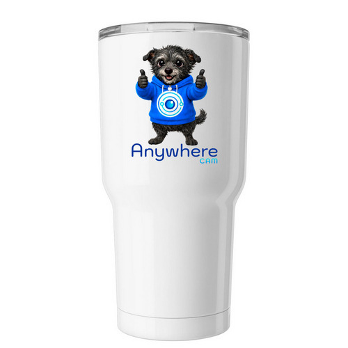 Cujo Tumblr, a White Insulated Tumbler