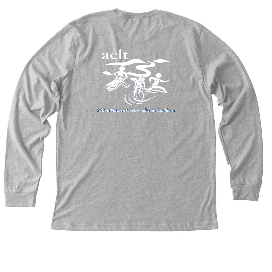 ACLT 2026 PCC-White Logo, a Athletic Heather Premium Long Sleeve Tee (back-view)