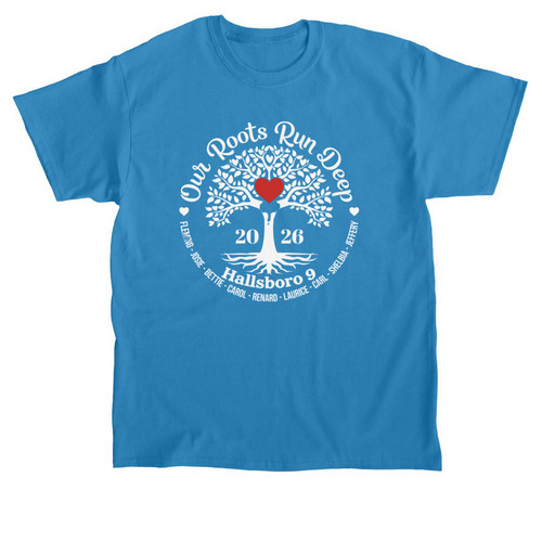 Our Roots Run Deep Shelbia 2026, a Sapphire Classic Unisex Tee