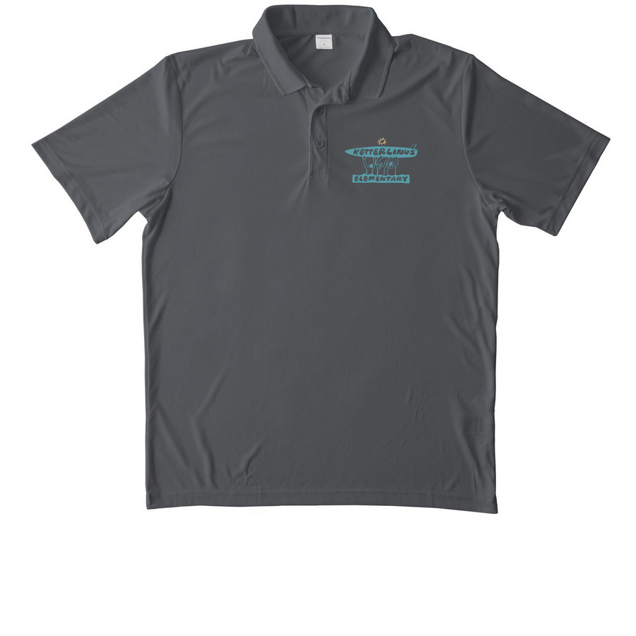 Performance Polo, a Iron Grey Unisex Performance Polo