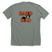 Grissom "Band Dad", a Deep Heather Premium Unisex Tee (back-view)