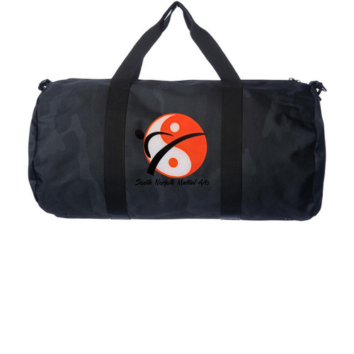 SNMA Duffle Bag, a Black Camo Day Tripper Duffel Bag