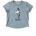 Nunulu&nbsp;, a I Like You Blue Allmade Eco Triblend Women?s Scoop Neck Tee