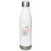 MARK 10:45, a White Stainless Steel Water Bottle (back-view)