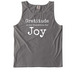 Gratitude, a Grey Comfort Colors Tank Top