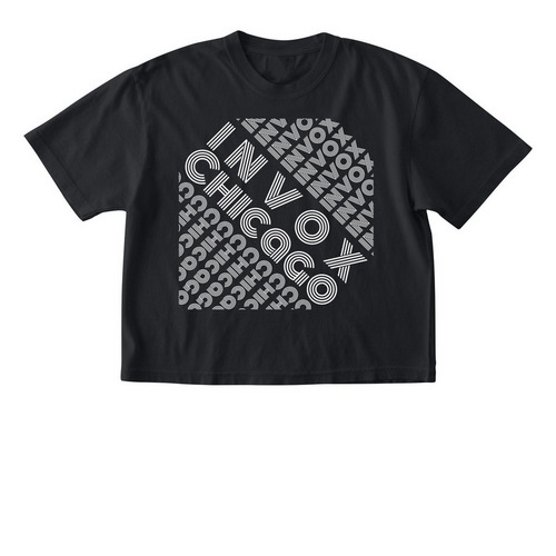 InVox Bold Graphic, a Black Comfort Colors Boxy Tee