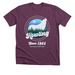 Moonlit Howl Tee - Color Option 2, a Heather Maroon Premium Unisex Tee