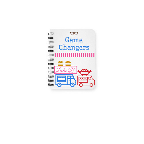 Foodie Notebook ll, a White Spiral Notebook