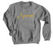 Adult Crewneck Sweatshirt, a Charcoal Crewneck Sweatshirt