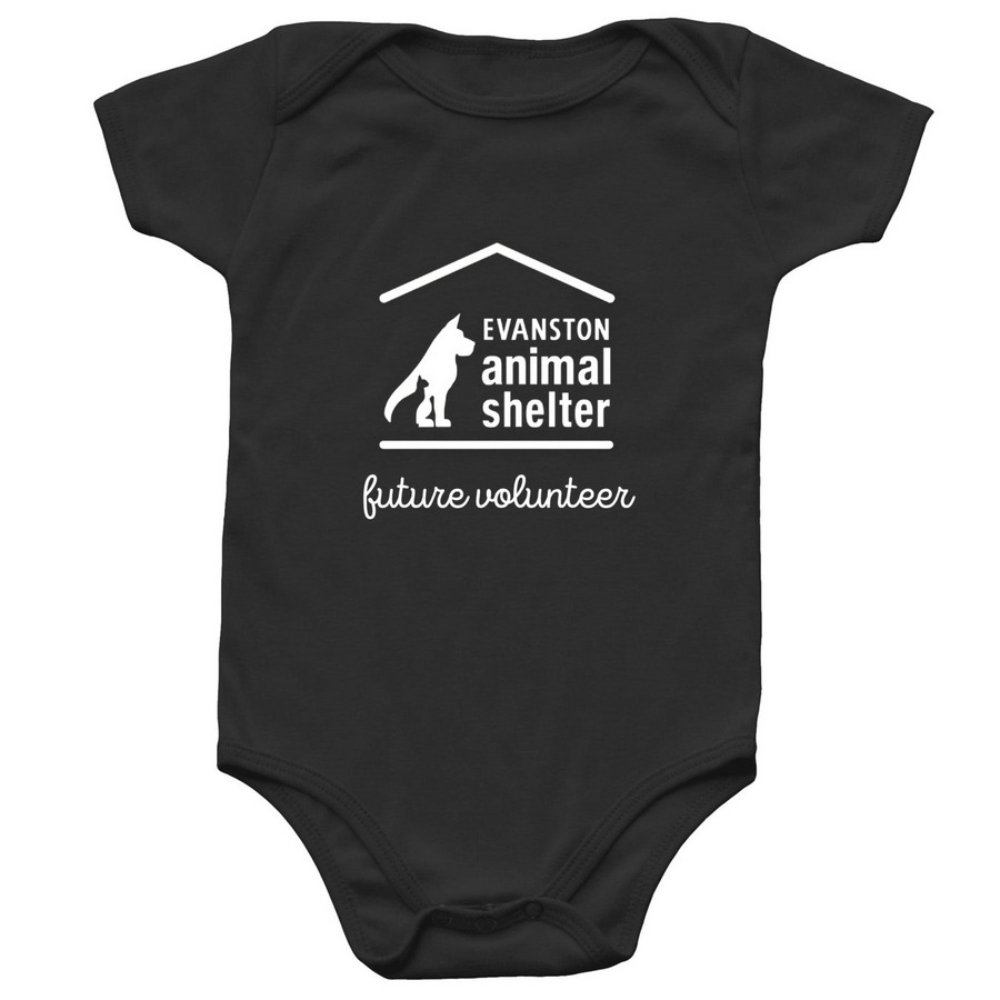 Future Volunteer Baby Onesie, a Black Infant Onesie