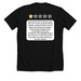 One Star Review, a Solid Black Blend Premium Unisex Tee (back-view)