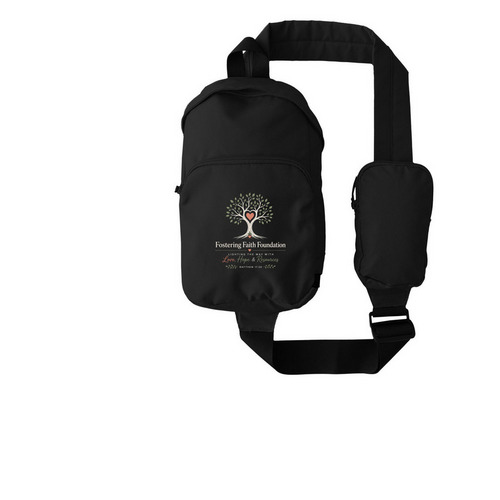 Matthew 17:20, a Black Grove Sling Bag