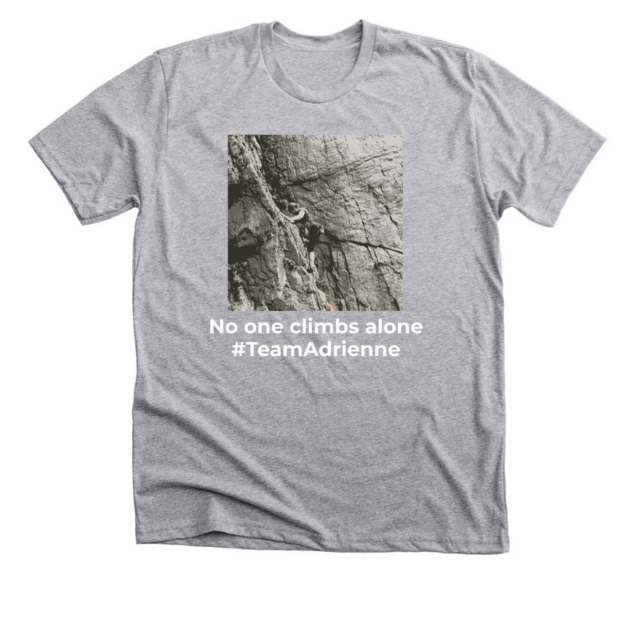 Team Adrienne Shirts, a Athletic Heather Premium Unisex Tee