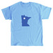MINNESOTA PROUD&nbsp;, a Carolina Blue Classic Unisex Tee