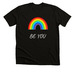 Be You: Wear Your Values with Pride, a Black Heather Premium Unisex Tee