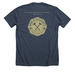 M.A. Barbarian Shirt, a Heather Midnight Navy Premium Unisex Tee (back-view)