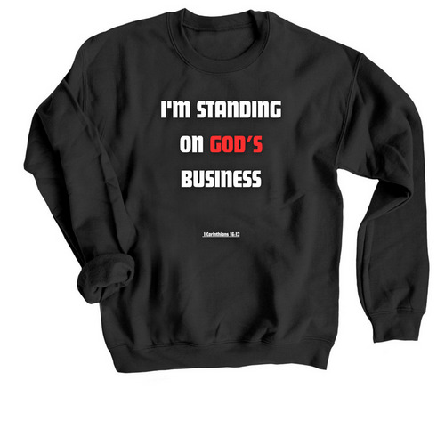 S.O.B Hoodies and Tees, a Black Crewneck Sweatshirt