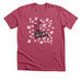 Baby Birds 2026, Flowers, a Heather Raspberry Premium Unisex Tee