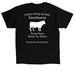 Never To Table Collection&nbsp;, a Black Classic Unisex Tee (back-view)