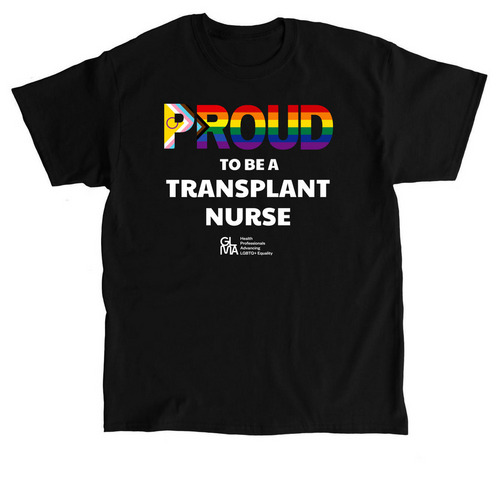 PROUD Series: Transplant Nurse, a Black Classic Unisex Tee