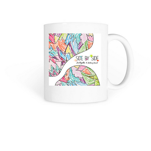 Side By Side, a White Coffee Mug