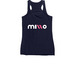 Women's Racerback Tank, a Navy Women's Racerback