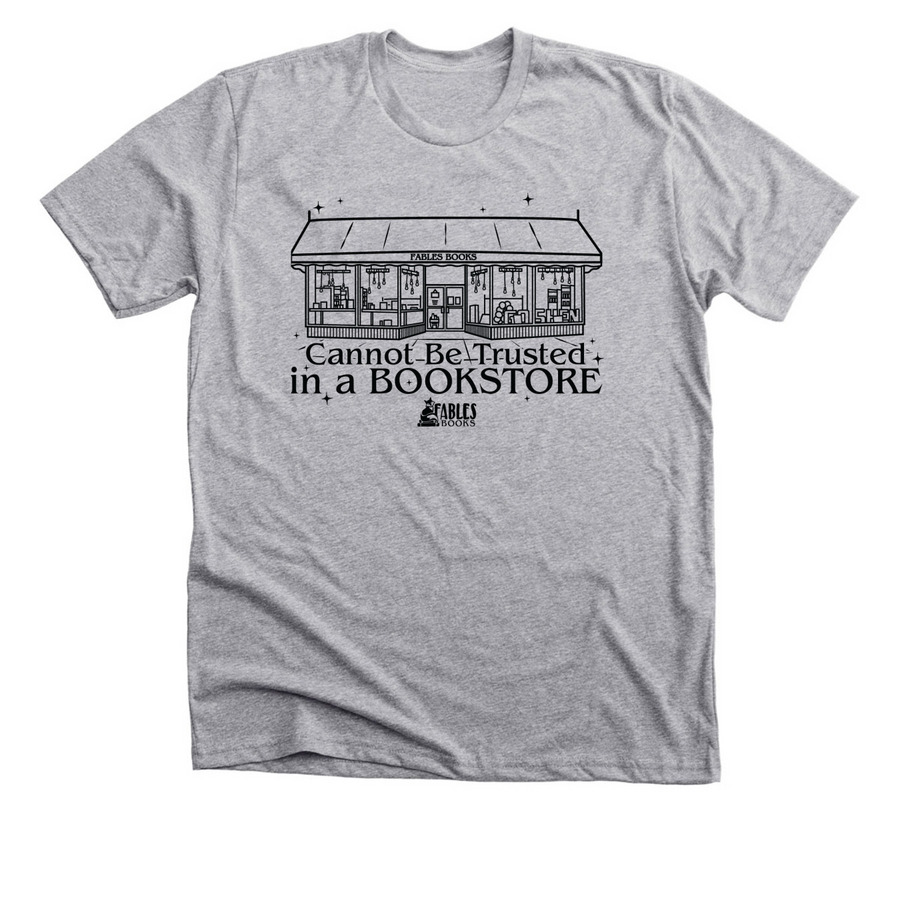 Fables Books, a Athletic Heather Premium Unisex Tee
