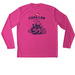 Cuan Law Trip Merch, a Neon Pink Unisex Performance Long Sleeve Tee (back-view)