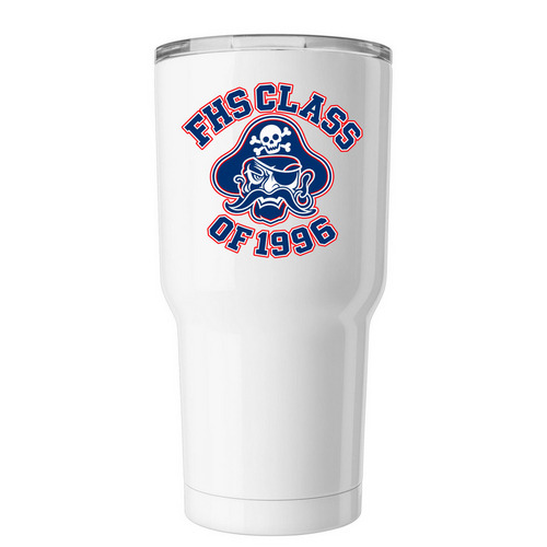 FHS Class of '96 Reunion, a White Insulated Tumbler