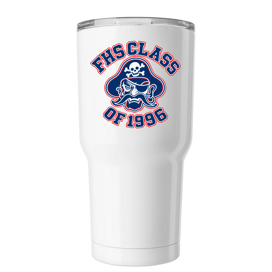 FHS Class of '96 Reunion, a White Insulated Tumbler