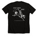Bear Down, Babe, a Solid Black Blend Premium Unisex Tee (back-view)