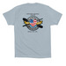 2026 Premium Cotton Tee, a Light Blue Premium Cotton Tee (back-view)