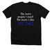 Like My Dog, a Solid Black Blend Premium Unisex Tee