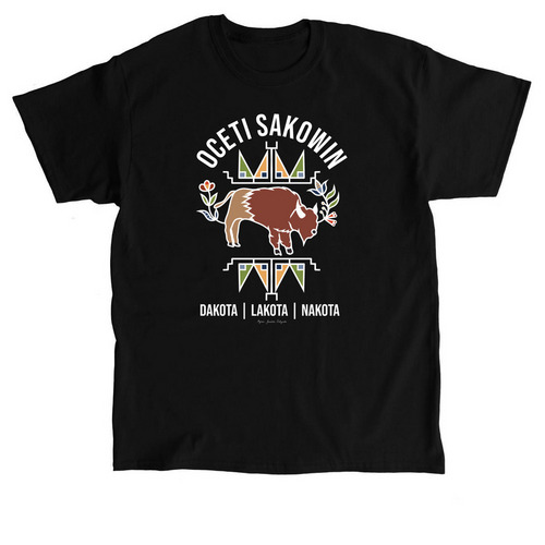 Oceti Sakowin, a Black Classic Unisex Tee