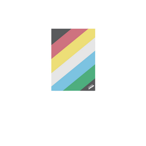 Disability Pride Yard Flag, a White 12" x 18" Yard Flag