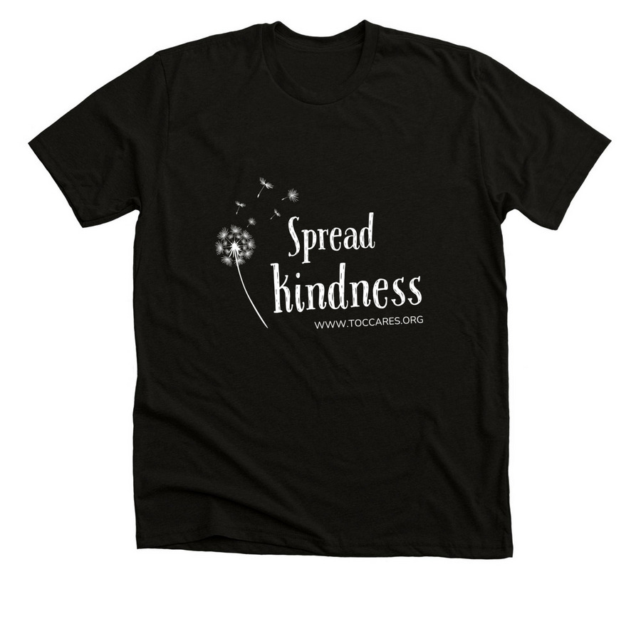 Spread Kindness Shirt, a Solid Black Blend Premium Unisex Tee