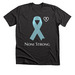 Nancy?s Cancer Fight, a Dark Grey Heather Premium Unisex Tee