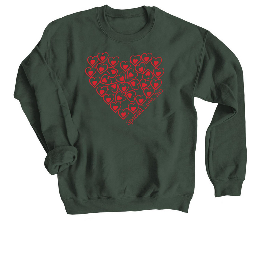 Even More Special Love, a Forest Crewneck Sweatshirt