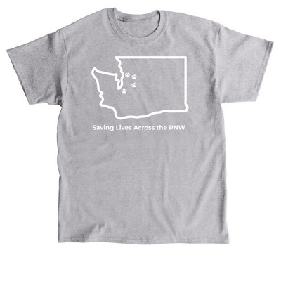 Paws For A Cause, a Sport Grey Classic Unisex Tee