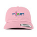 Hats with Color Logo, a Pink Printed Classic Baseball Cap