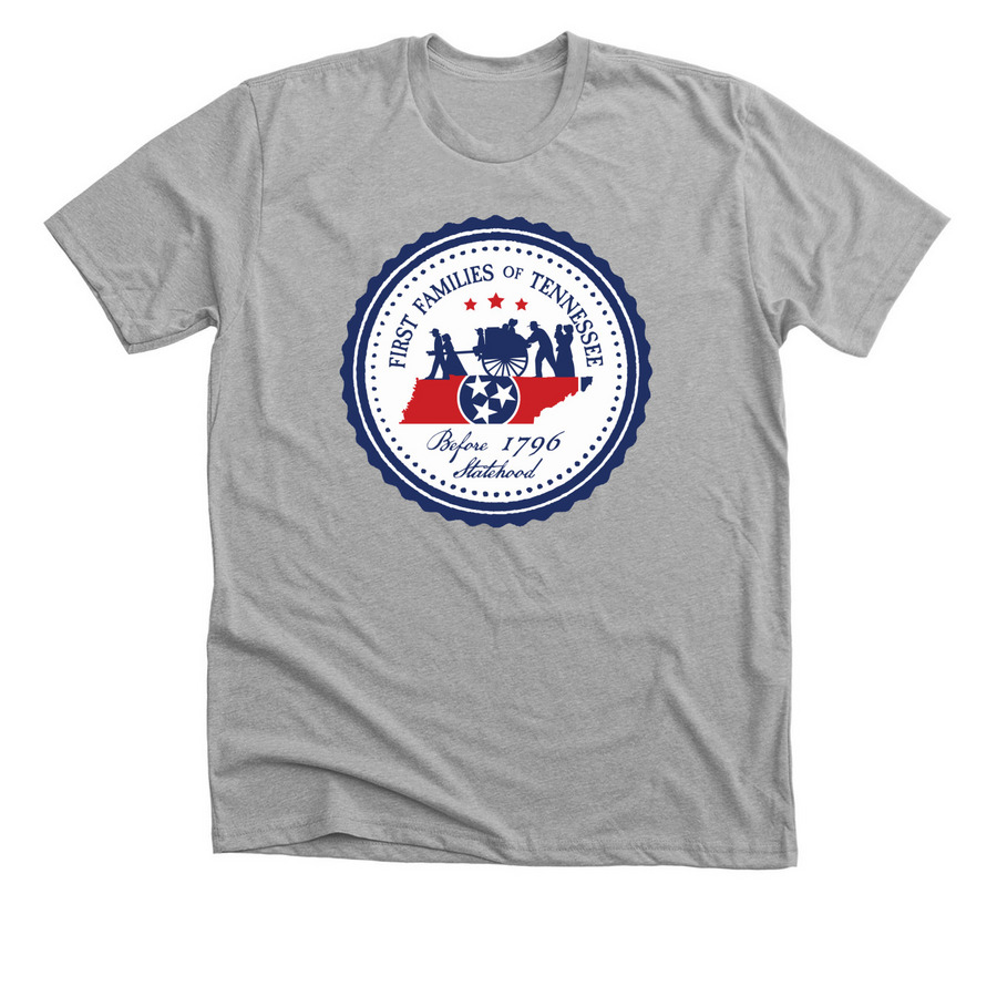 First Families of TN, a Athletic Heather Premium Unisex Tee