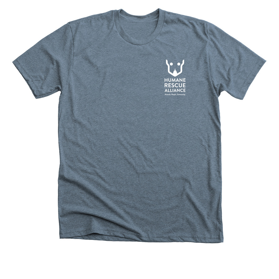 DC's Finest Dog & Cat #3, benefiting HRA, a Heather Slate Premium Unisex Tee