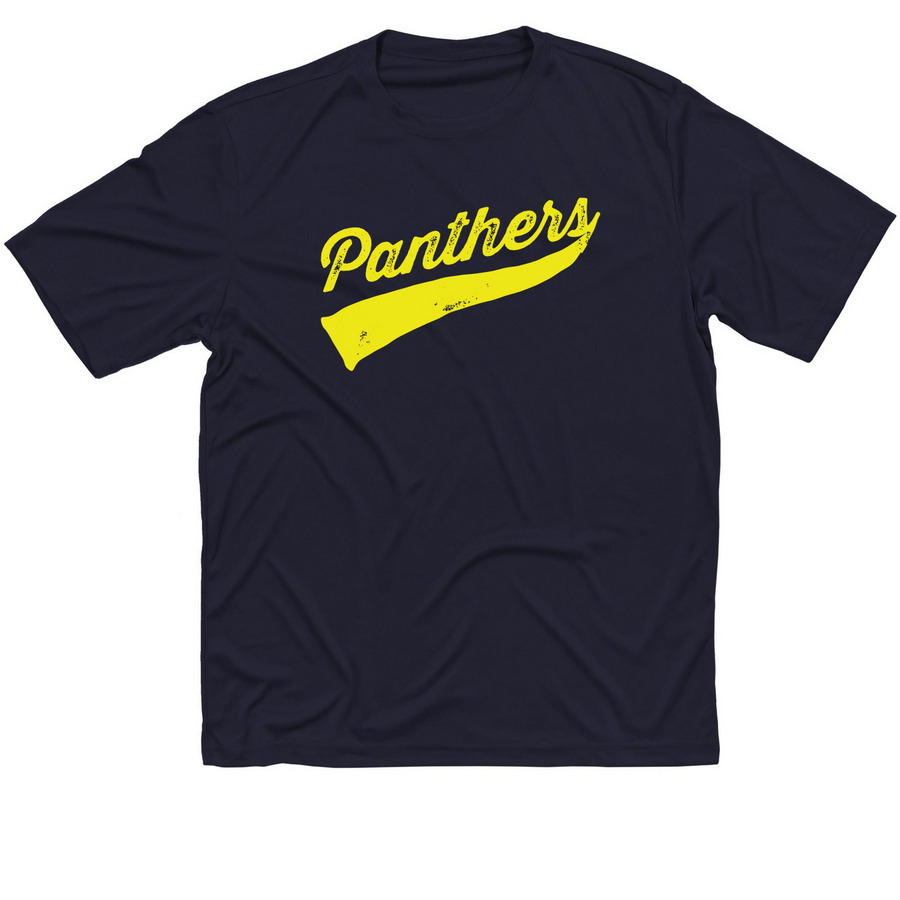 Panthers Performance Tee, a True Navy Classic Performance Tee