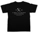 Humble Offerings Custom Woodwork, a Black Comfort Colors Unisex Tee (back-view)