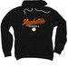 Manhattan Baseball - Classic Design&nbsp;, a Black Premium Pullover Hoodie