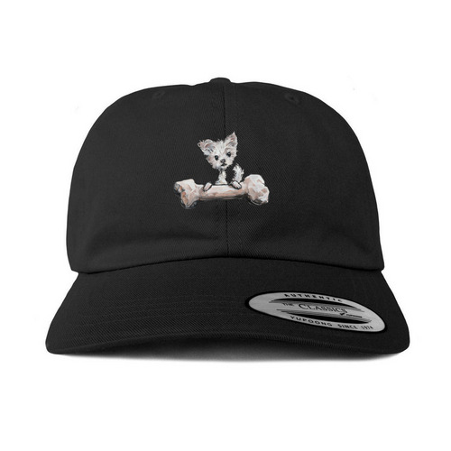 Handsome Hermie on a Hat, a Black Printed Classic Baseball Cap