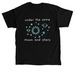 Under the Same Moon and Stars, a Black Classic Unisex Tee